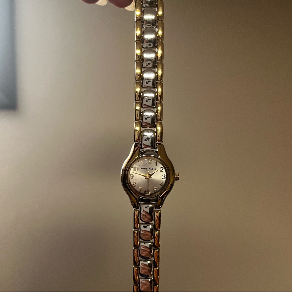 Anne Klein two tone watch